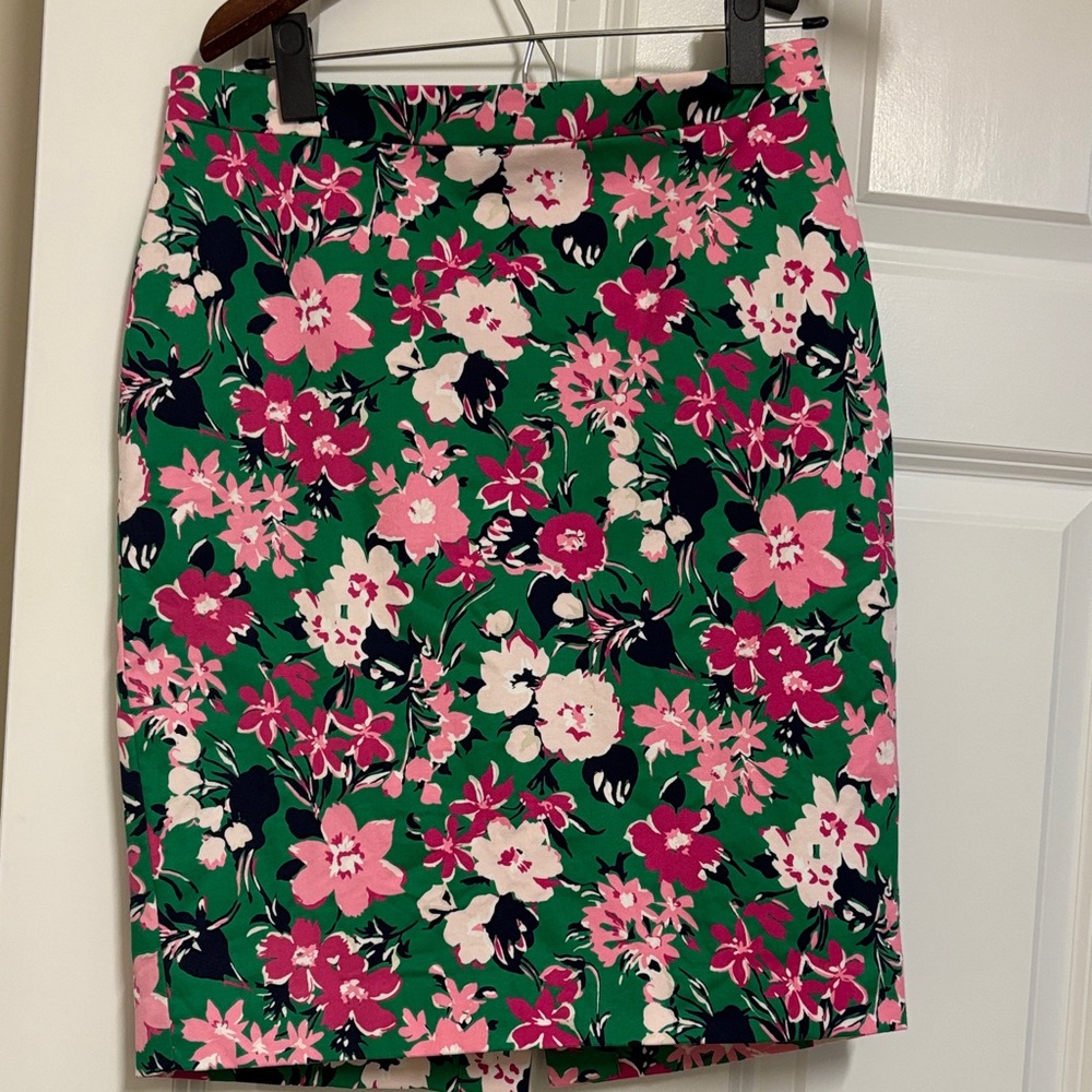 Floral Pencil Skirt
